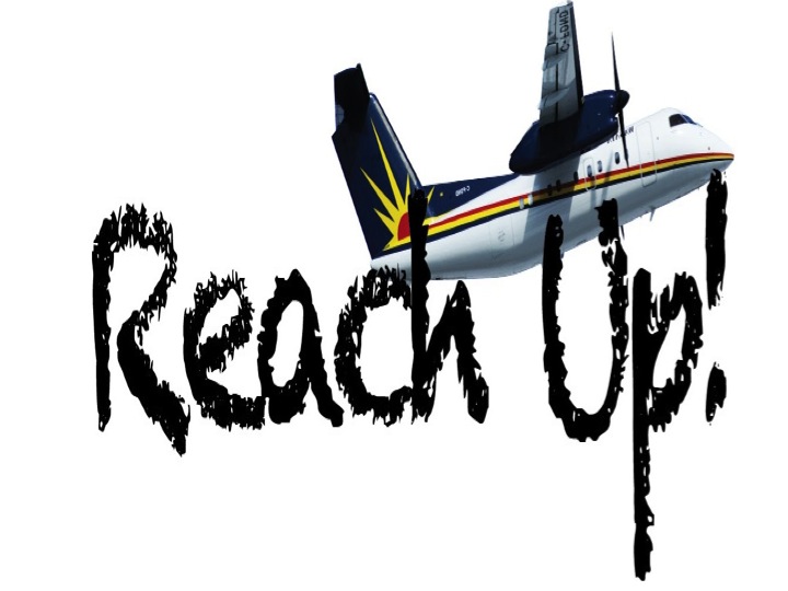 Reach up Plane Logo